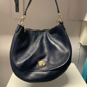 Coach top zip hobo bag